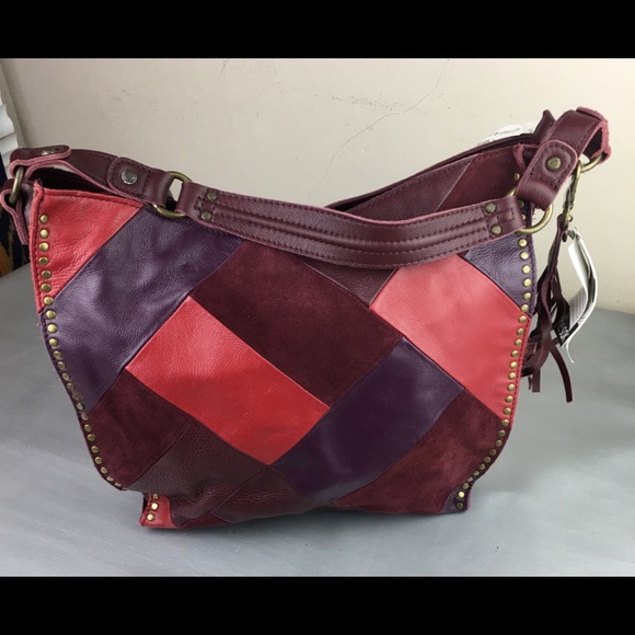 The Sak silverlake patchwork hobo shoulder bag - Picture 2 of 15